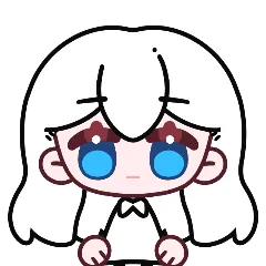 头发 脸颊两侧 -